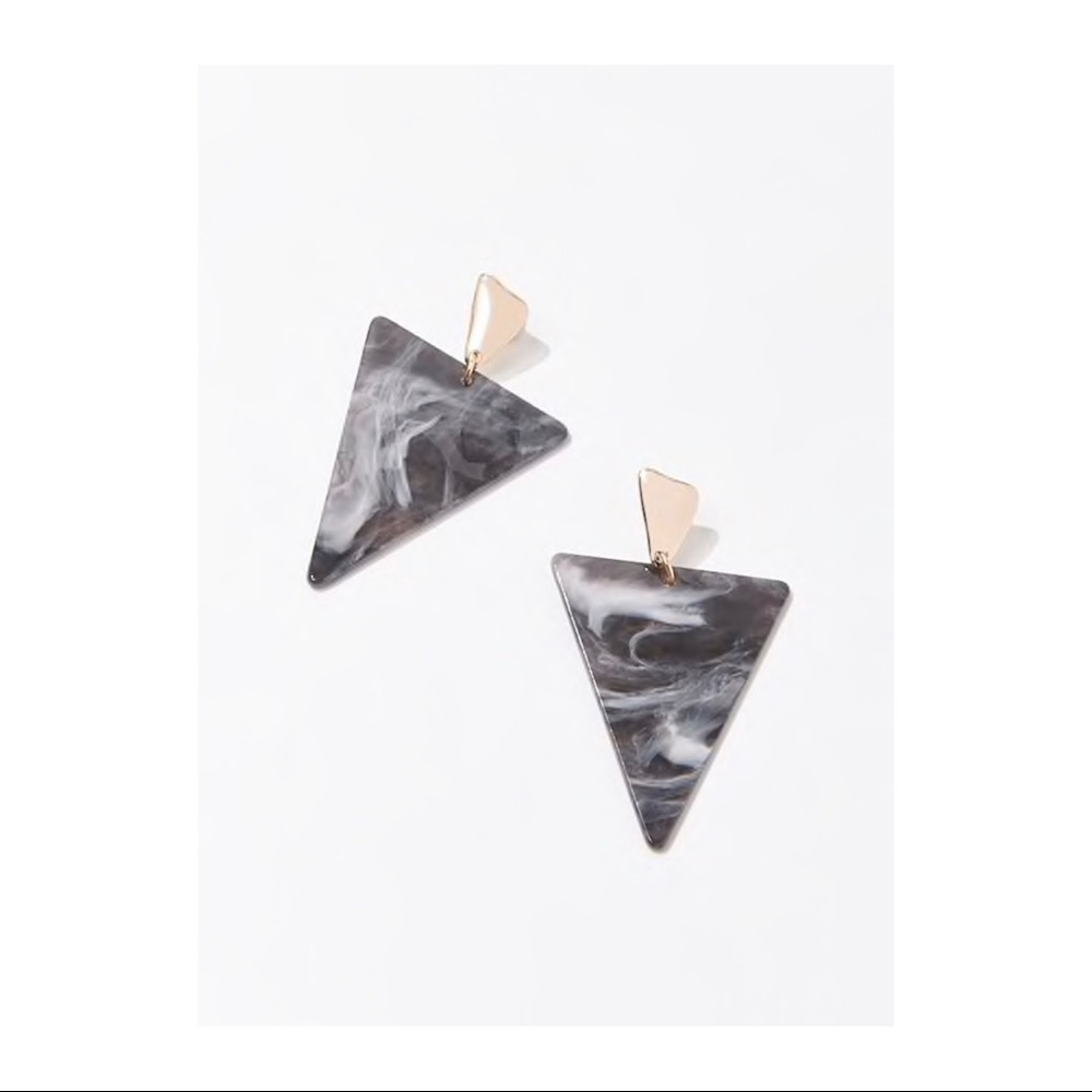 Marble Drop Earrings NWT